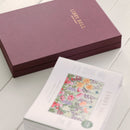 Each puzzle comes in a bespoke, gold-foiled burgundy box, custom-made to close seamlessly and hold lid and base tight together so that you can store your puzzle on display alongside your books on your bookshelf.