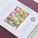 Each puzzle comes in a bespoke, gold-foiled burgundy box, custom-made to close seamlessly and hold lid and base tight together so that you can store your puzzle on display alongside your books on your bookshelf.