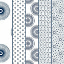 These Shweshwe straight leg pants are an easy fit with an elastic waistband