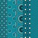 These Shweshwe straight leg pants are an easy fit with an elastic waistband