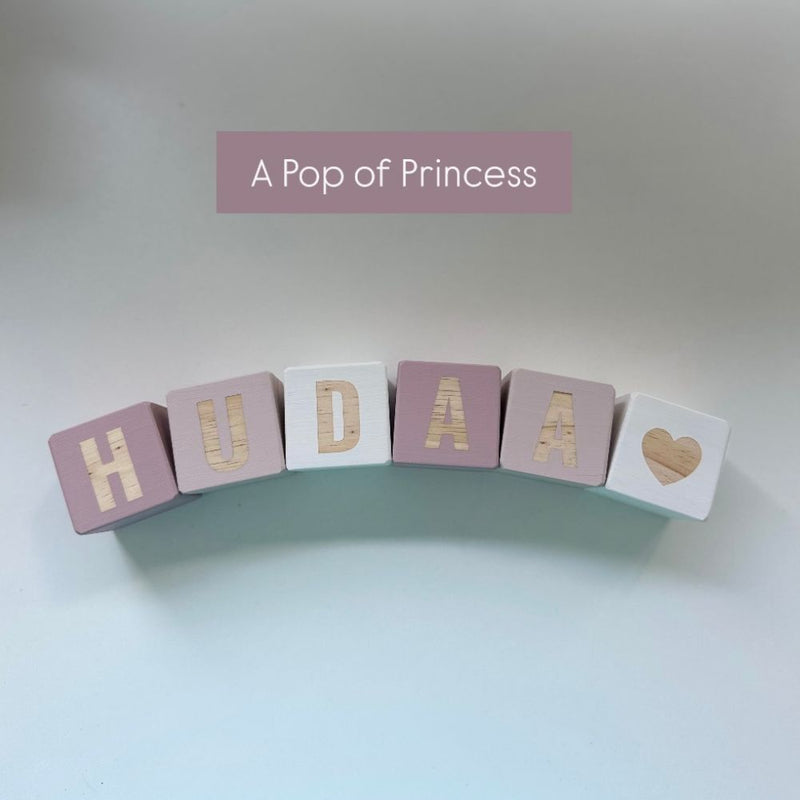 Our handmade wooden name blocks are the perfect way to add a personal touch to your nursery, shelfie and they make the most thoughtful gift