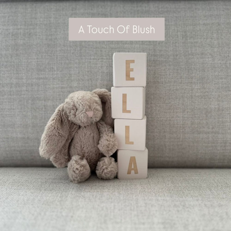 Our handmade wooden name blocks are the perfect way to add a personal touch to your nursery, shelfie and they make the most thoughtful gift