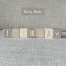 Our handmade wooden name blocks are the perfect way to add a personal touch to your nursery, shelfie and they make the most thoughtful gift