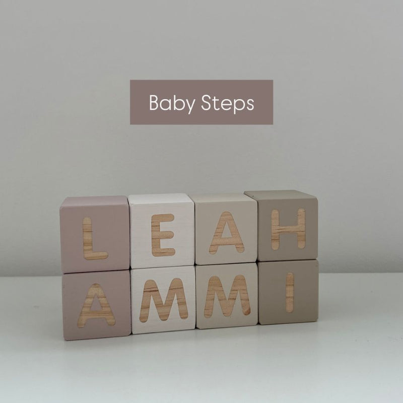 Our handmade wooden name blocks are the perfect way to add a personal touch to your nursery, shelfie and they make the most thoughtful gift