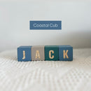 Our handmade wooden name blocks are the perfect way to add a personal touch to your nursery, shelfie and they make the most thoughtful gift