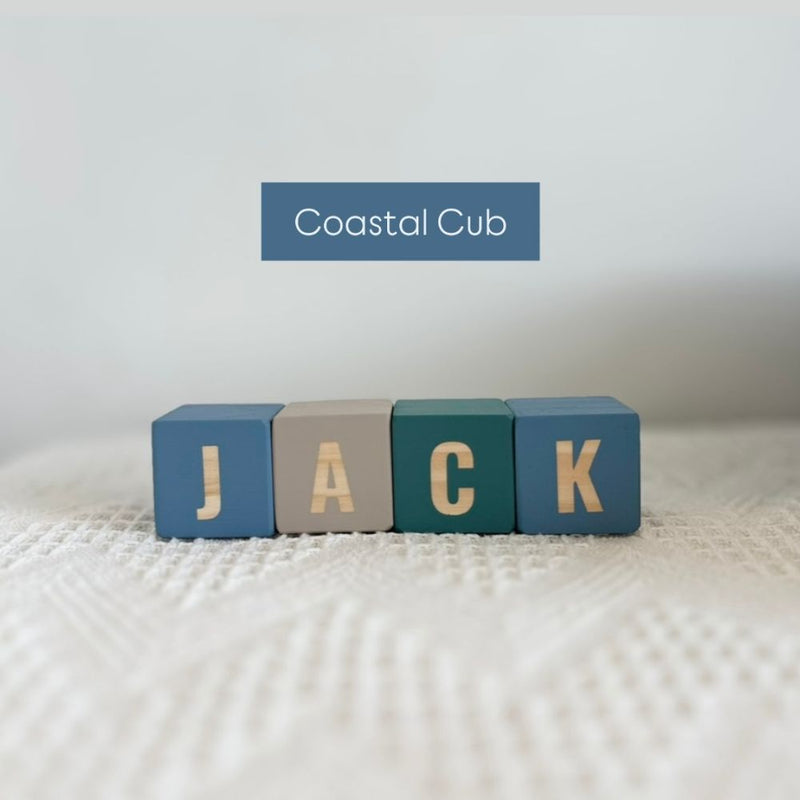 Our handmade wooden name blocks are the perfect way to add a personal touch to your nursery, shelfie and they make the most thoughtful gift