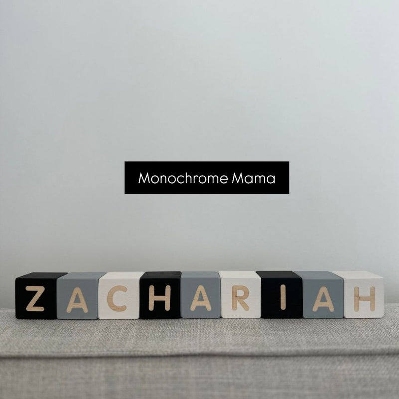 Our handmade wooden name blocks are the perfect way to add a personal touch to your nursery, shelfie and they make the most thoughtful gift