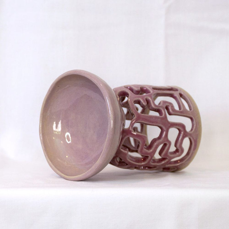 This handcrafted candle holder will transform any space, making it a meaningful addition to your home or sacred space. 