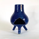 This handcrafted stoneware chimney burner is coil-built with care, making it a meaningful addition to your home or sacred space.