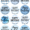 Gift Tag - Birthday Stickers (Sheet of 9)