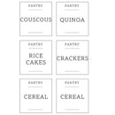 Pantry Stickers for elevating your storage space and make it more efficient. 