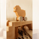 Sheep: Adorable and cuddly, our wooden sheep is perfect for kids who love farm animals.