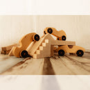 Retro Racers Set: Speed into the past! Our Retro Racers Set includes three retro-shaped race cars, perfect for kids who love speed and adventure.