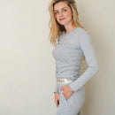 Ladies: The Ruched Long Sleeve Top