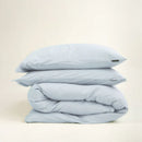 With a real-feel equivalent to 800 thread-count, our customers report sleeping deeper and longer than ever before. As our linen is 100% non-iron, it NEVER looks creased....even after a nights sleep!