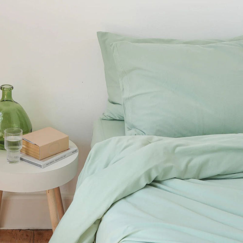 This is 2025’s bedroom colour of the year! Turn your bedroom into the ultimate, natural sanctuary with our brand new colour drop. Fresh, serene tones of pale green inspire an unparalleled feel of calm and sophistication in any sleep space. Pair with crisp whites or earthy tones for a modern space straight out of a luxury villa!