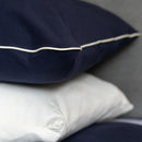Piped 100% Cotton Duvet Cover Set
