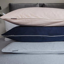 Piped 100% Cotton Duvet Cover Set