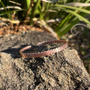 Big 5 Buffalo Cuff - Hand-forged Copper Cuff/Bangle from snare wire - Anti-poaching mission