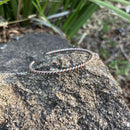 Big 5 Leopard Cuff - Hand-forged Copper & Steel Cuff/Bangle from snare wire - Anti-poaching mission
