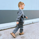 Stay Comfortable and warm in our new X Tracksuit. These pants are not only for lounging around, but they are also perfect for outdoor activities on those cooler days. Elastic waist.

Sweaters could also be paired with our Solid Grey Tights or a pair of Denims for a new Look and feel.

Charcoal Grey with X Print