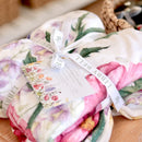 Libby has recently launched our new English Country Garden medium sized fleece blankets