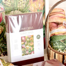 Each puzzle comes in a bespoke, gold-foiled burgundy box, custom-made to close seamlessly and hold lid and base tight together so that you can store your puzzle on display alongside your books on your bookshelf.