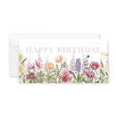 English Garden Long Greeting Card