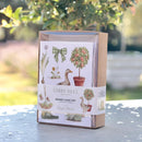 A set of 12 exquisite watercolor prints Veggie patch by Libby, each on its own greeting card