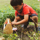 Foraging encourages our children to tap into their natural curiosity by interacting with the nature. Our limited edition Little Explorer's Box gives your child all they need to have tons of fun foraging and exploring the outdoors!

-

What's included?

1X Tool Box Kit

Instructions, base, 2 sides, front and back, handle, 12 screws, 8 wooden dowels, allen key, Stumped wooden hammer, sandpaper.

1X Picture Frame Kit

Instructions, top and bottom piece, 2 sides, backing, 4 small wooden dowels, 2 rubber stri