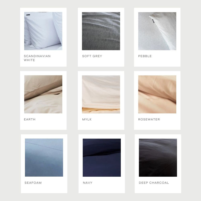 Colour Block 100% Cotton 800 thread-count Duvet Cover Set