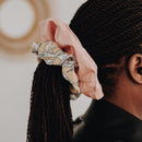 Jislaaik Online Shop Asandé Nude Floral Hair Scrunchie(1)