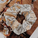 Jislaaik Online Shop Asandé Nude Floral Hair Scrunchie