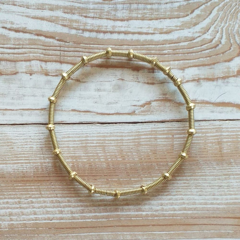 Jislaaik Online Shop Megs Venda Bangles Brass Bobble
