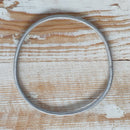 Traditional handmade silver-look bendable (not stretchable) Venda bangles made of Aluminium from South Africa.
Pack of 10 bangles