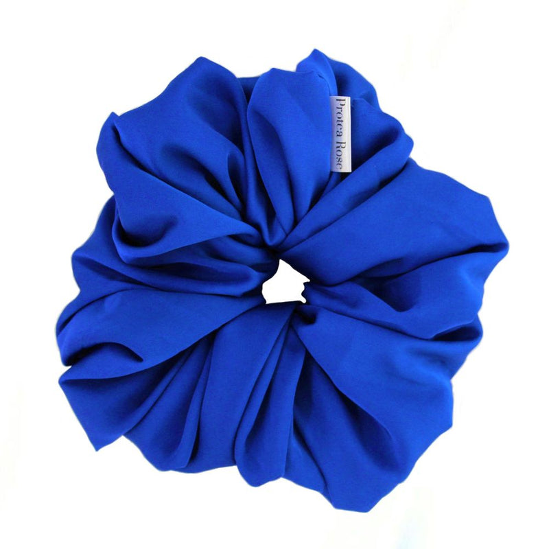 Jislaaik Online Shop - Protea Rose - Hair Scrunchie - Sweet Pea Royal Blue