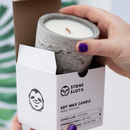 Jislaaik Online Shop - Stone Sloth - Citronella and Vanilla Grey Vessel-2