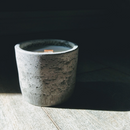 Jislaaik Online Shop - Stone Sloth - Lemongrass and Ginger Soy Wax Candle Dark Grey Vessel-2