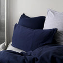 Jislaaik Online Shop The T-Shirt Bed Co Duvet Cover Set Navy-2