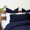 Jislaaik Online Shop The T-Shirt Bed Co Duvet Cover Set Navy-3