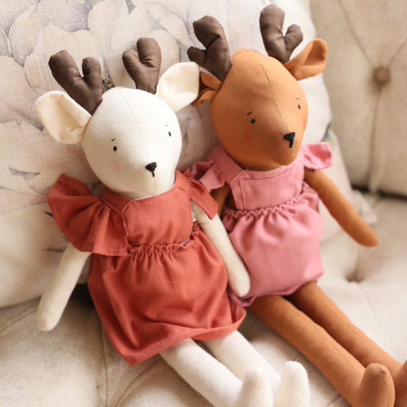 Handmade Plush Deer Doll