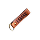 Crazy Inspirational Leather Key Chains
