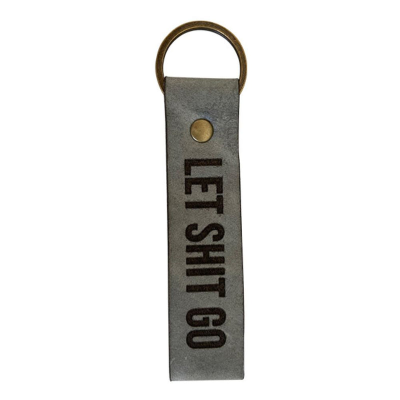 Crazy Inspirational Leather Key Chains