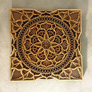 Korralion wood layered wall art - Coral Pattern