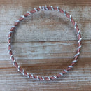 Rose Gold/Copper with Silver Twisty Venda Bangle