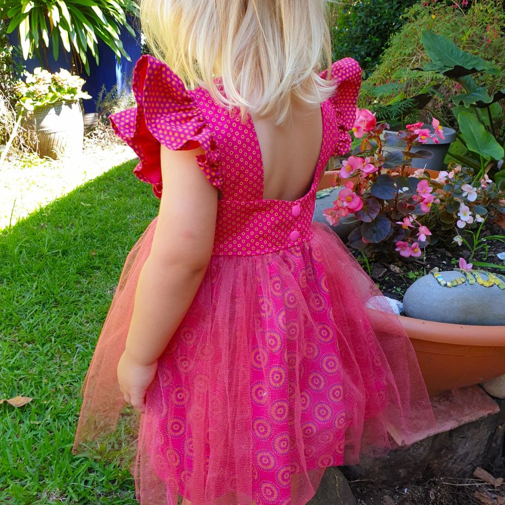 Shweshwe Girls Poppy dress