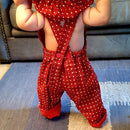 Shweshwe Kids Slouchy Overalls