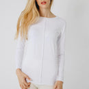 Ladies: The Raw Edged Maxi Top