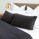 Deep Charcoal 100% Cotton Duvet Cover Set