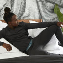 Deep Charcoal 100% Cotton Duvet Cover Set